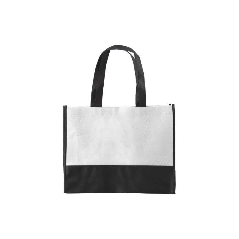 Sac shopping écologique en non-tissé personnalisable Brenda Matières : polypropylène (PP) Couleurs : vert forêt Contenance : 300