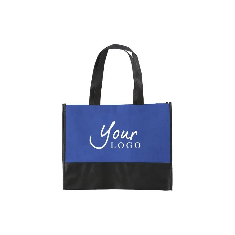 Sac shopping écologique en non-tissé personnalisable Brenda Matières : polypropylène (PP) Couleurs : bleu Contenance : 280 ml ma