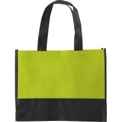 Sac shopping écologique en non-tissé personnalisable Brenda Matières : polypropylène (PP) Contenance : 300 ml Couleurs : vert fo 2