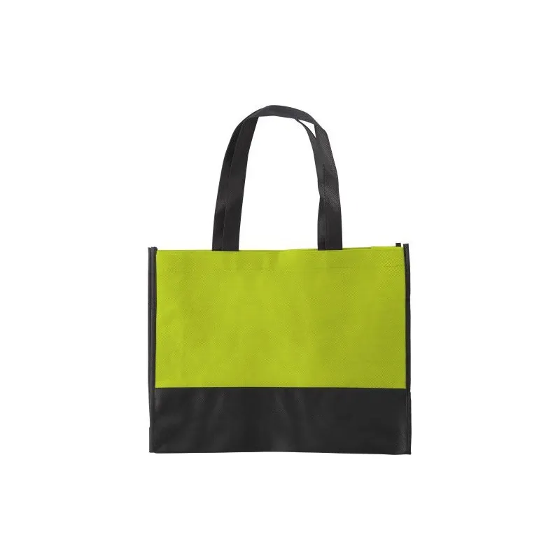 Sac shopping écologique en non-tissé personnalisable Brenda Matières : polypropylène (PP) Couleurs : noir Contenance : 280 ml pe