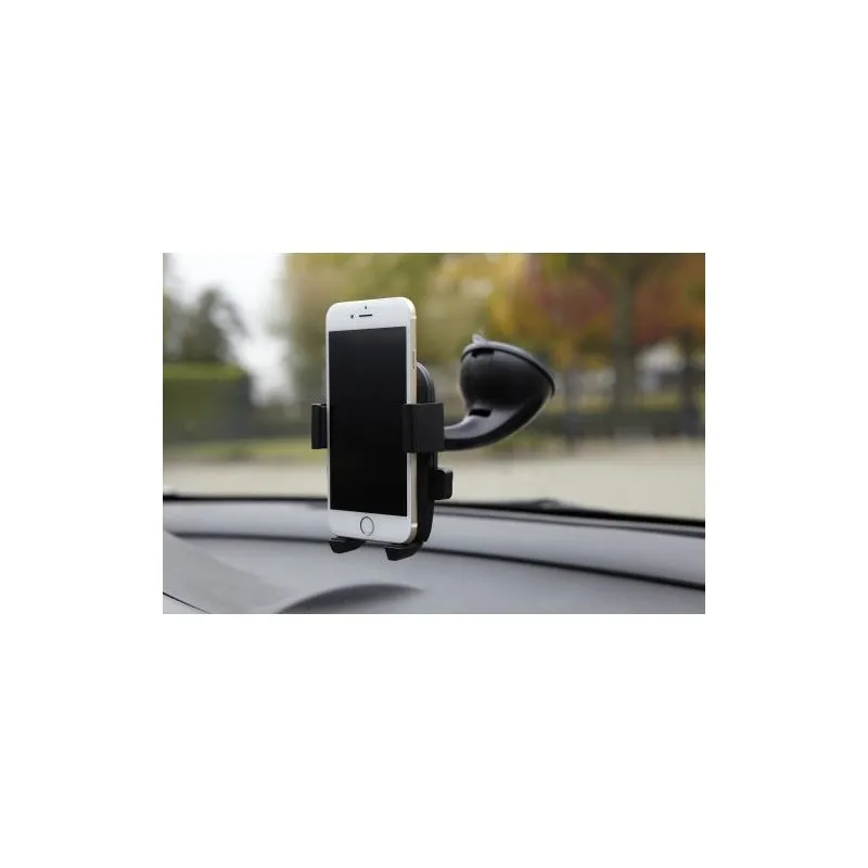 Support de téléphone personnalisé pratique idéal pour voiture - Laurine Matières : aluminium recyclé&nbsp; Couleurs : argenté accesso