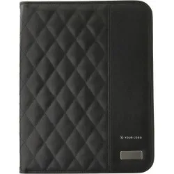 Conférencier A4 Personnalisé en PU Gitta - Objet Publicitaire Matières : aluminium recyclé  Couleurs : bleu 2