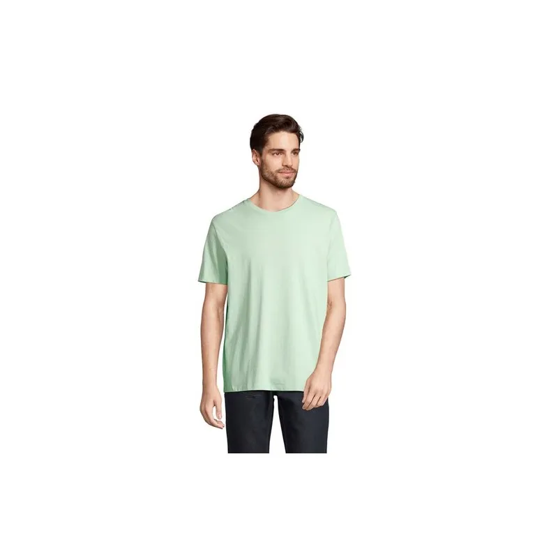 T-Shirt bio personnalisé pas cher - idéal pour votre marque - LEGEND Taille textile : 3XL Couleurs : vert glacé marquage laser u