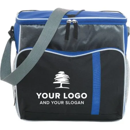 Sac isotherme pratique en polyester personnalisé pour repas - Ravi Matières : LDPE Couleurs : noir Contenance : 500 ml goodies e