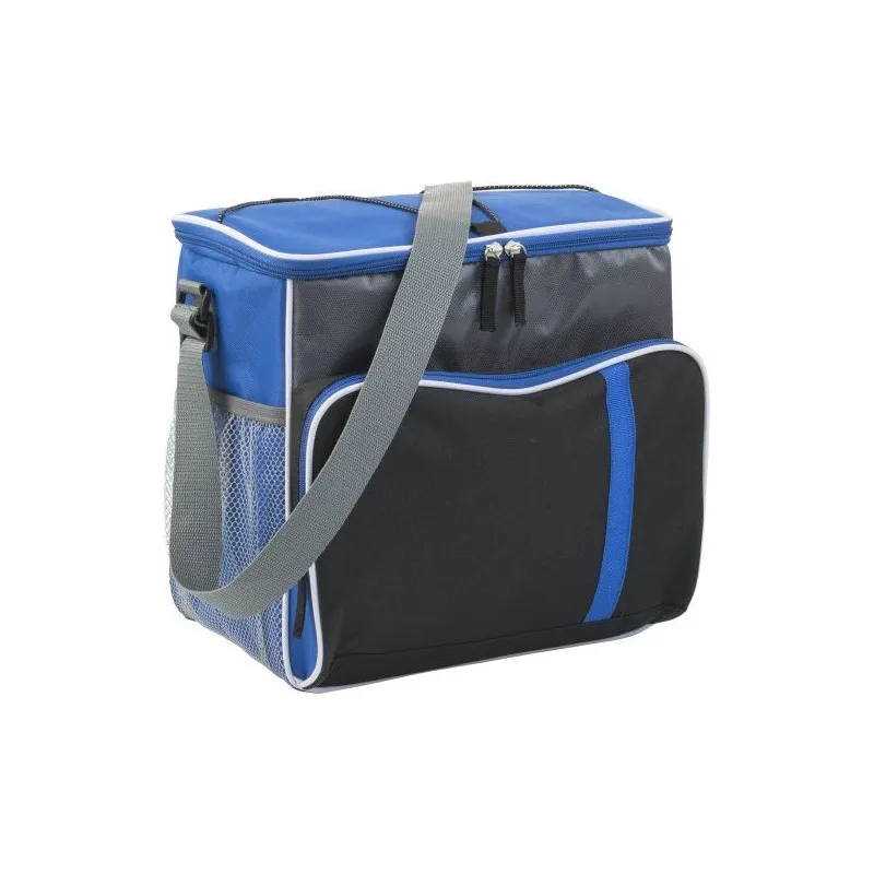 Sac isotherme pratique en polyester personnalisé pour repas - Ravi Matières : LDPE Couleurs : noir Contenance : 500 ml objet pub