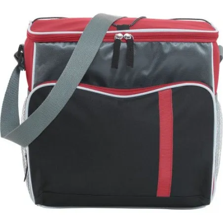 Sac isotherme pratique en polyester personnalisé pour repas - Ravi Matières : LDPE Couleurs : blanc Contenance : 500 ml personna