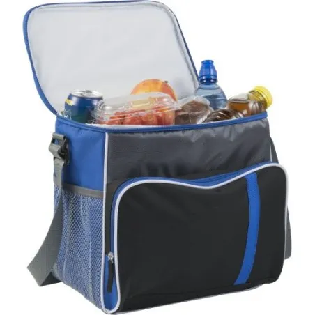 Sac isotherme pratique en polyester personnalisé pour repas - Ravi Matières : LDPE Couleurs : noir Contenance : 500 ml goodies p