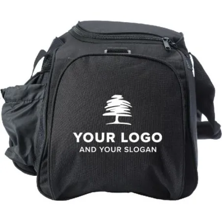 Sac de sport personnalisé en polyester - Ricardo, pratique pour vos activités Matières : céramique Couleurs : blanc Contenance :