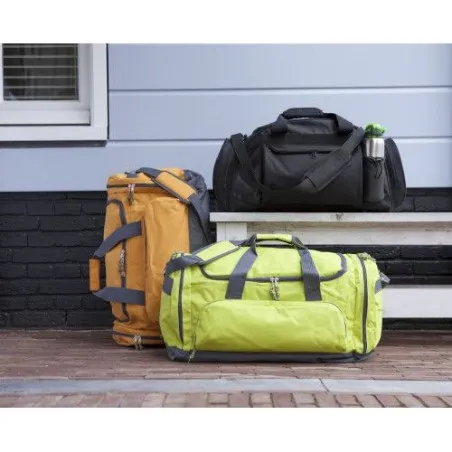 Sac de sport personnalisé en polyester - Ricardo, pratique pour vos activités Matières : céramique Couleurs : blanc Contenance :