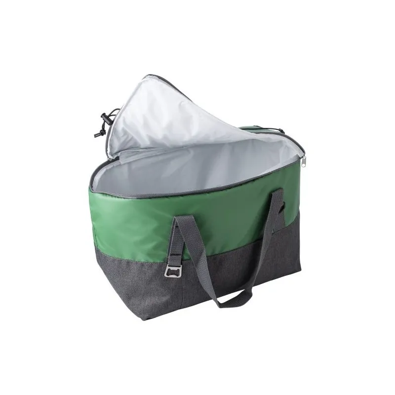 Sac isotherme pratique en polycanvas pas cher Carlos Matières : ABS recyclé Couleurs : blanc goodies entreprise design