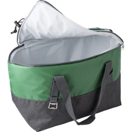 Sac isotherme pratique en polycanvas pas cher Carlos Matières : ABS recyclé Couleurs : blanc goodies entreprise design