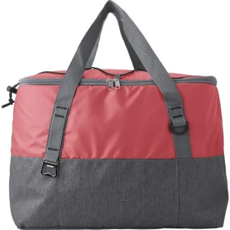 Sac isotherme pratique en polycanvas pas cher Carlos Matières : bambou Couleurs : marron personnalisable avec votre logo