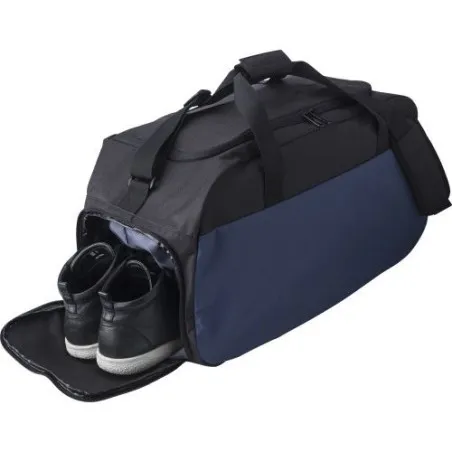 Sac de sport personnalisé en polyester Connor - Idéal pour vos activités à prix réduit Matières : bois objet promo petit budget