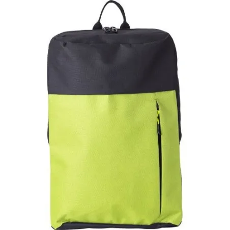 Sac à dos écologique en polyester Freya - Idéal pour vos loisirs Matières : bois personnalisable avec votre logo