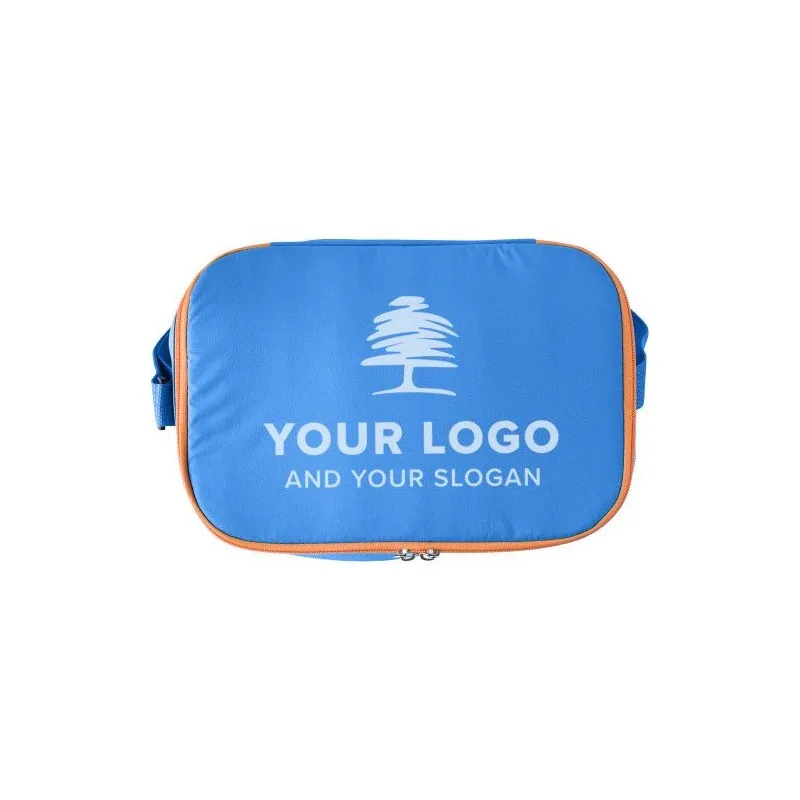 Sac isotherme auto-gonflable personnalisé 12L de confort pas cher Aleah Matières : papier Couleurs : noir impression haute défin