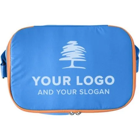 Sac isotherme auto-gonflable personnalisé 12L de confort pas cher Aleah Matières : papier Couleurs : noir impression haute défin