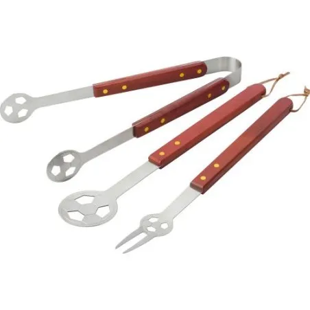 Tablier barbecue écologique en polyester 600D Christina Matières : papier Couleurs : bleu impression haute définition