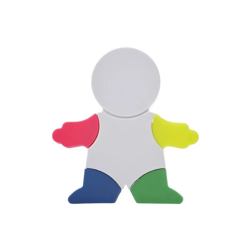 Surligneur en plastique Ella - Multicolore et Pratique