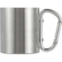 Mug publicitaire double paroi personnalisé Nella Matières : caoutchouc Couleurs : vert clair 2