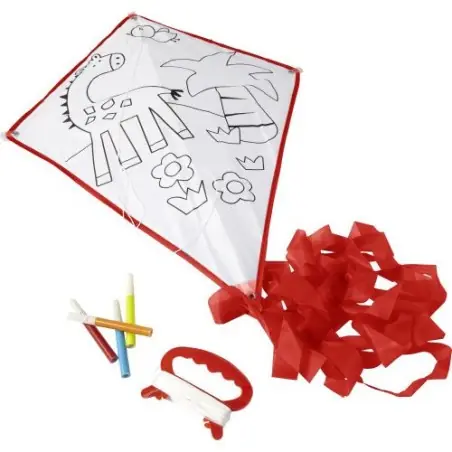 Cerf-volant colorier avec 4 feutres Lina