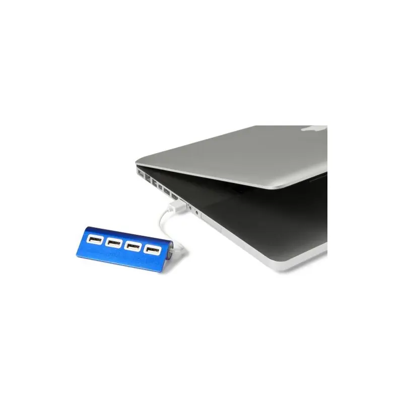 Hub Aluminium 4 Ports USB Leo - Accessoire Pratique