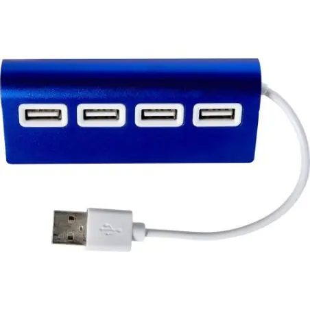 Hub Aluminium 4 Ports USB Leo - Accessoire Pratique