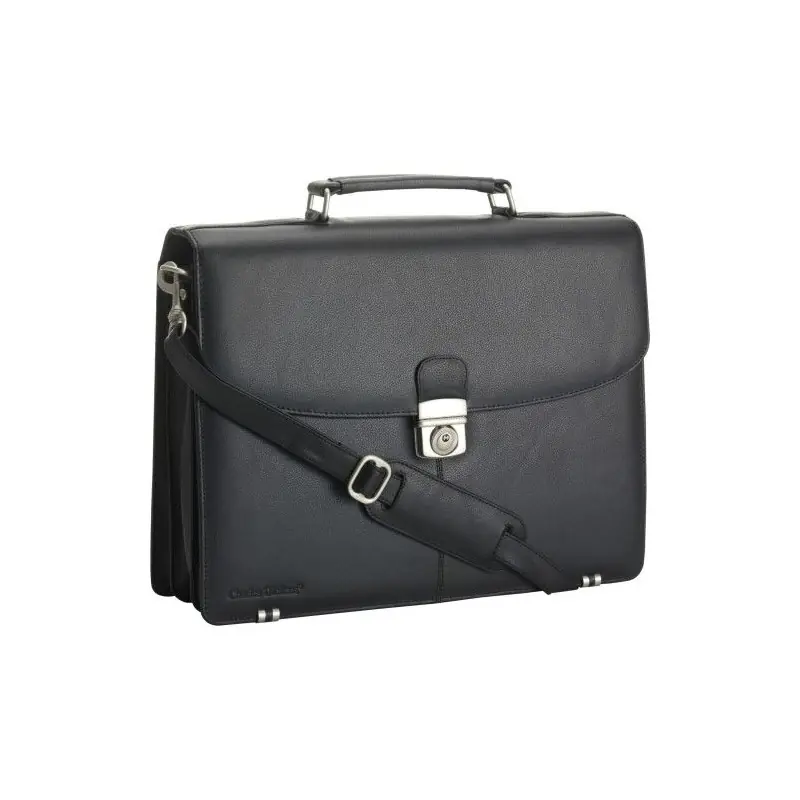 Sacoche Économique en Cuir Personnalisée pour Ordinateur Charles Dickens® Matières : Synthétique Couleurs : bleu marquage laser 