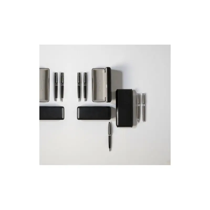 Stylo personnalisé élégant et précis à bille et roller - Charles Dickens® Alan Matières : Synthétique Couleurs : jaune cadeau co