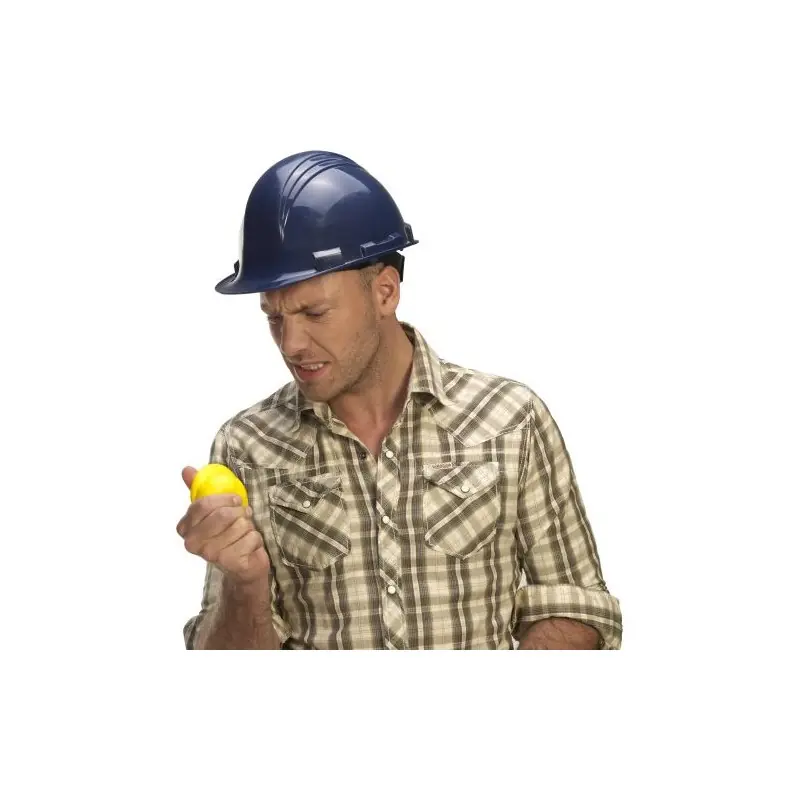 Casque de chantier anti-stress publicitaire Philip Matières : acier inoxydable Couleurs : blanc Contenance : 300 ml goodies publ