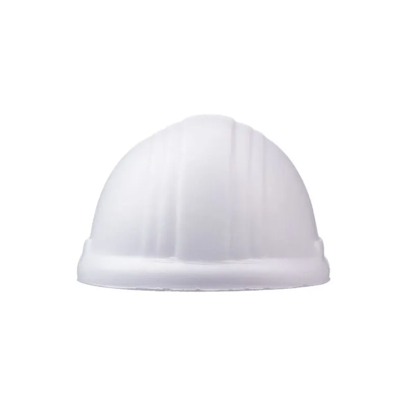 Casque de chantier anti-stress publicitaire Philip Matières : acier inoxydable Couleurs : blanc Contenance : 300 ml impression h
