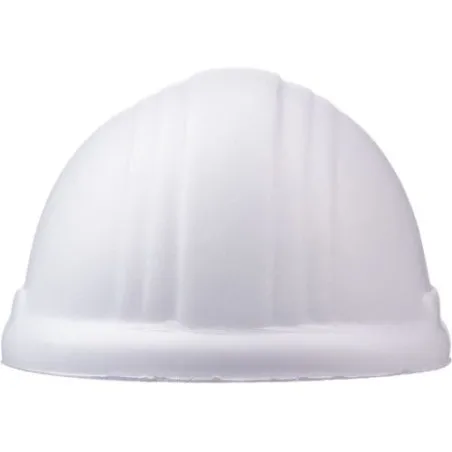Casque de chantier anti-stress publicitaire Philip Matières : acier inoxydable Couleurs : blanc Contenance : 300 ml impression h