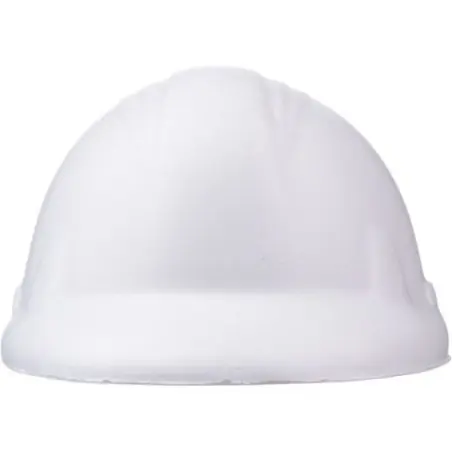 Casque de chantier anti-stress publicitaire Philip Matières : acier inoxydable Couleurs : blanc Contenance : 300 ml marquage las
