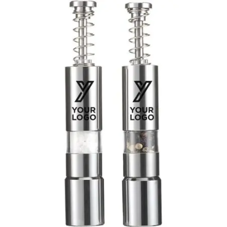 Salière et Poivrier Annalena en Acier Inoxydable