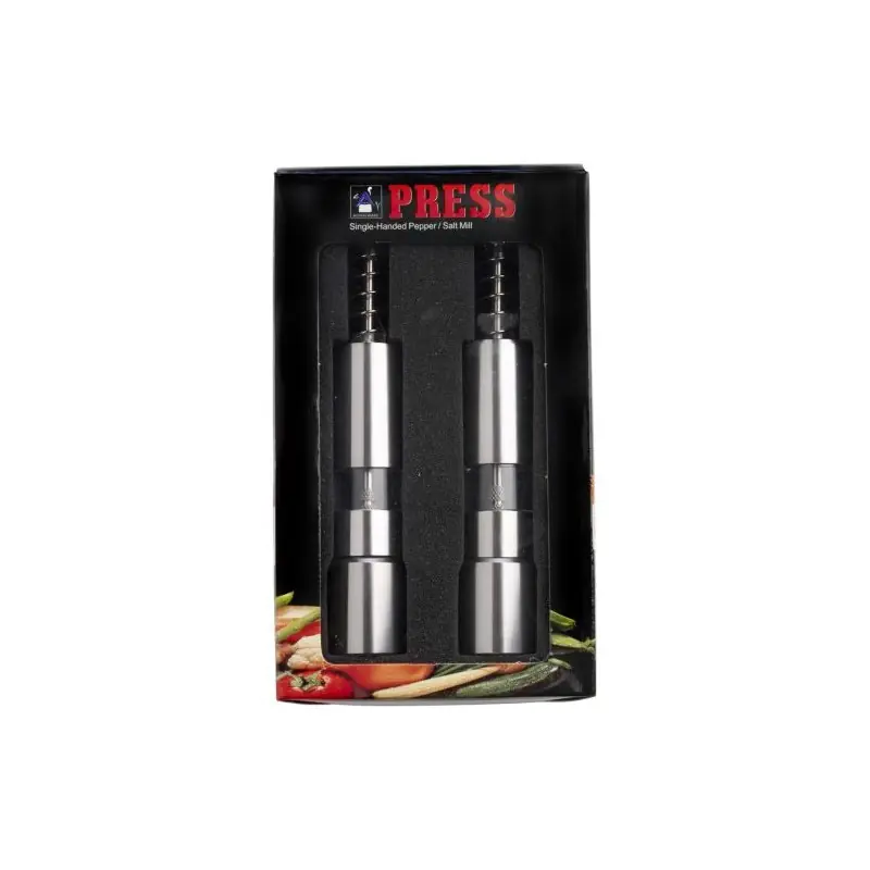 Salière et Poivrier Annalena en Acier Inoxydable