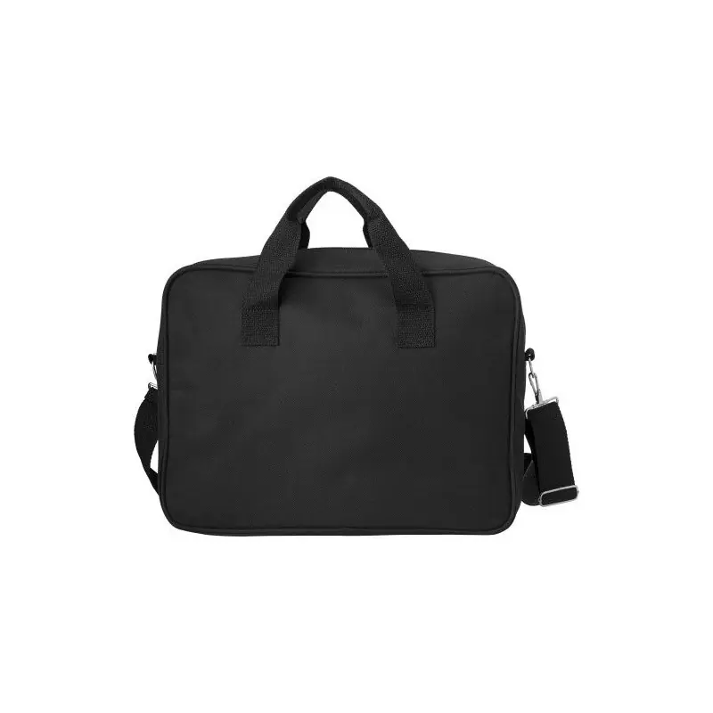 Sacoche d'ordinateur personnalisée en polyester - Valerie Matières : coton Taille textile : L Couleurs : vert marquage laser ult