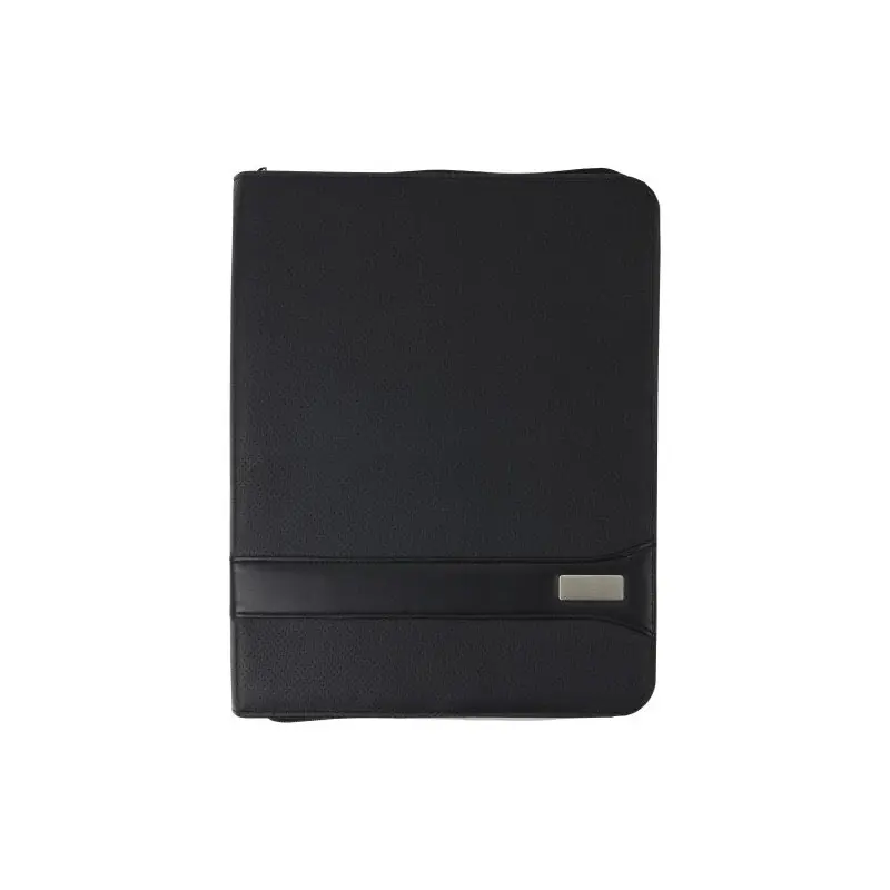 Conférencier zippé A4 en PVC personnalisé Byron Matières : coton Taille textile : XXL Couleurs : bordeaux goodies publicitaire é