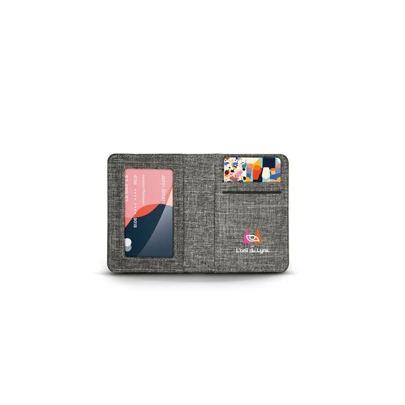 Porte-Carte de Crédit Anti-RFID Personnalisé Sécurisé - Stop RFID pas cher Matières : coton Taille textile : XL Couleurs : bleu 