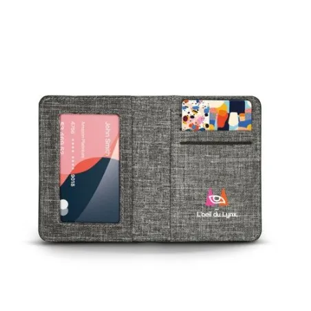 Porte-Carte de Crédit Anti-RFID Personnalisé Sécurisé - Stop RFID pas cher Matières : coton Taille textile : XL Couleurs : bleu 