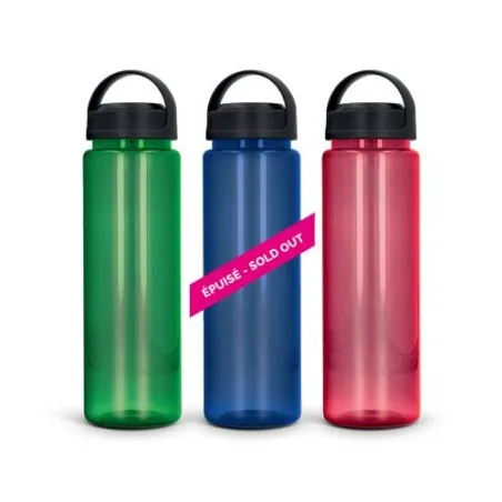 Gourde publicitaire personnalisée 70 cl en Tritan Matières : coton Taille textile : XS Couleurs : noir cadeau entreprise pas che