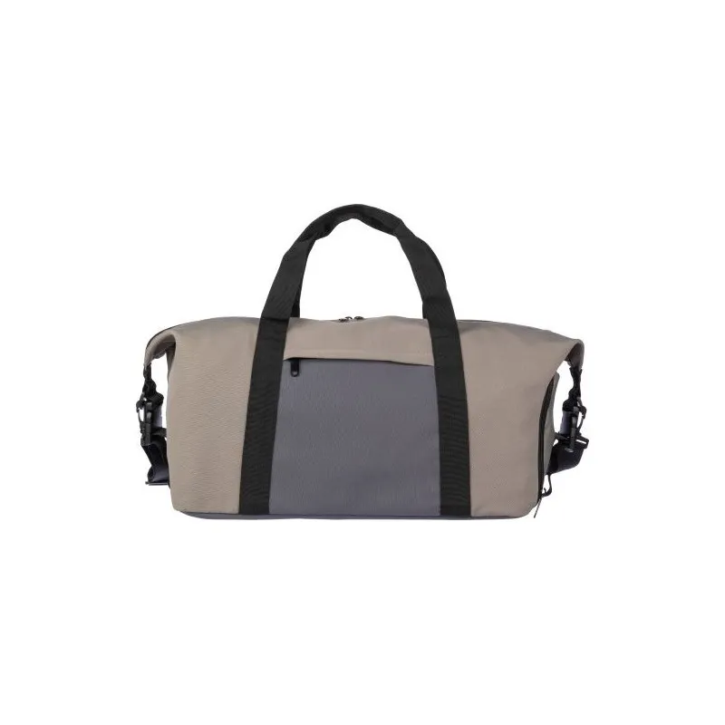 Sac de sport personnalisé en polyester pas cher - Ines Matières : aluminium recyclé  Couleurs : argenté