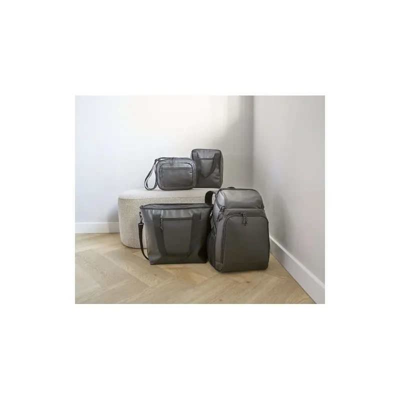 Sac à dos isotherme personnalisé en polyester pas cher - Vanessa Matières : aluminium recyclé  Couleurs : rouge cadeau entrepris