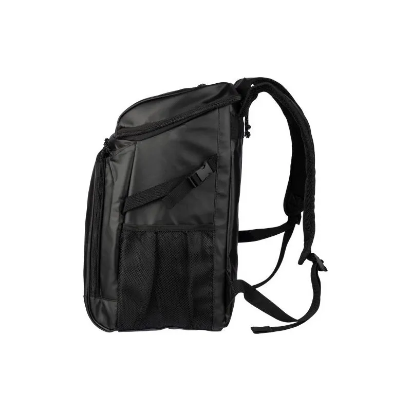 Sac à dos isotherme personnalisé en polyester pas cher - Vanessa Matières : aluminium recyclé  Couleurs : rouge impression haute