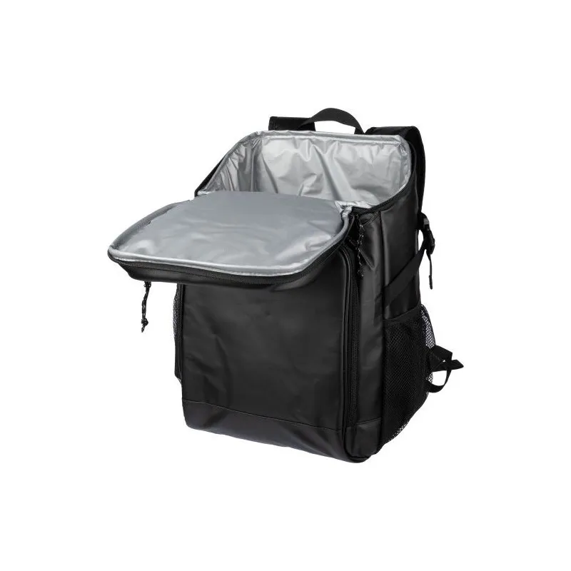 Sac à dos isotherme personnalisé en polyester pas cher - Vanessa Matières : aluminium recyclé  Couleurs : rouge livraison expres