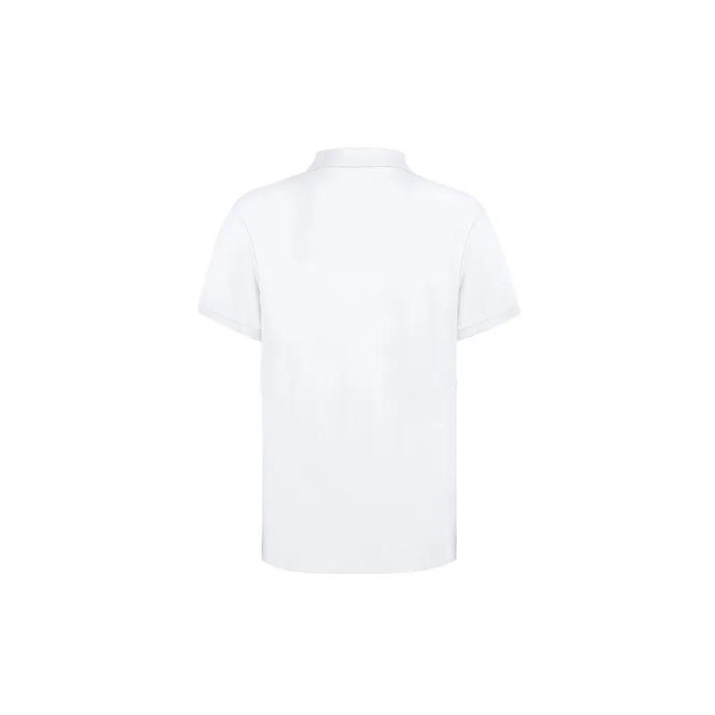 Polo Blanc Confortable et Stylé pour Adulte - Koupan Matières : coton Couleurs : noir cadeau affaires élégant