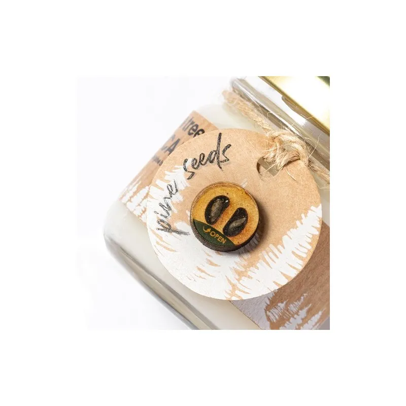 Bougie Aromatique Personnalisable Écologique - Lisa Matières : coton Taille textile : XXL Couleurs : bleu clair goodies publicit