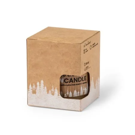 Bougie Aromatique Personnalisable Écologique - Lisa Matières : coton Taille textile : XXL Couleurs : bleu clair cadeau collabora