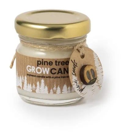 Bougie Aromatique Personnalisable Écologique - Lisa Matières : coton Taille textile : XXL Couleurs : bleu clair accessoire événe