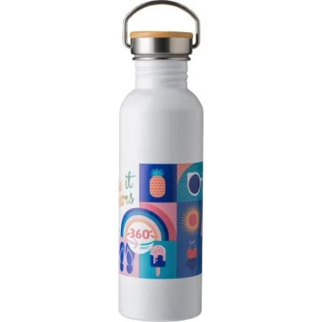 Bouteille Isotherme Personnalisée en Acier Inoxydable de 700 ml - Poppy Matières : coton Taille textile : XXL Couleurs : vert bo