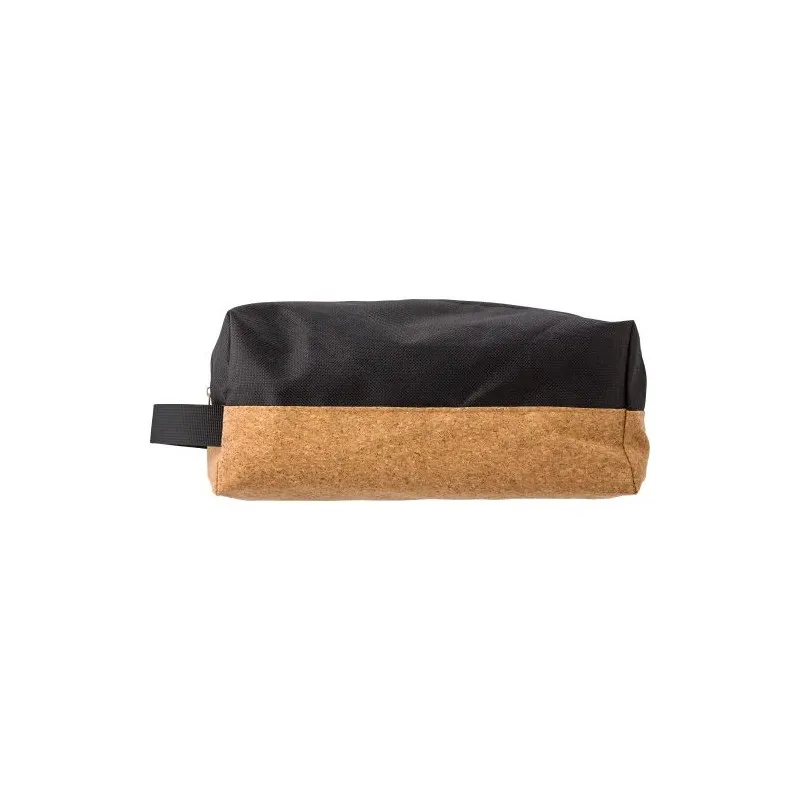 Trousse de toilette écologique et pratique en polyester - Lynn Matières : ABS Couleurs : noir goodies publicitaire événementiel