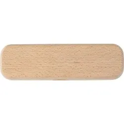 Parure élégante de stylo bille et roller en bois Oliviero Matières : ABS Couleurs : naturel